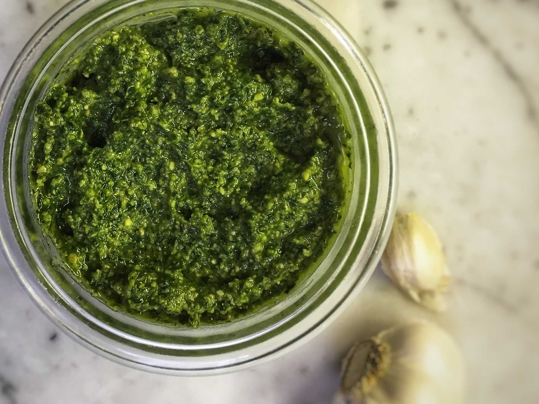 Extra "Basily" Pesto Amos Institute Blog