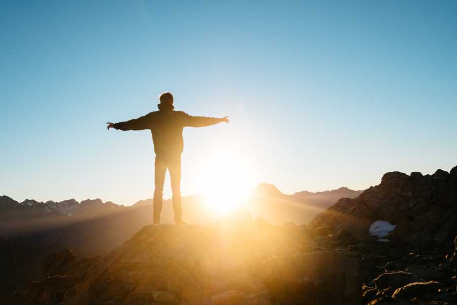 Man working on brain health goals