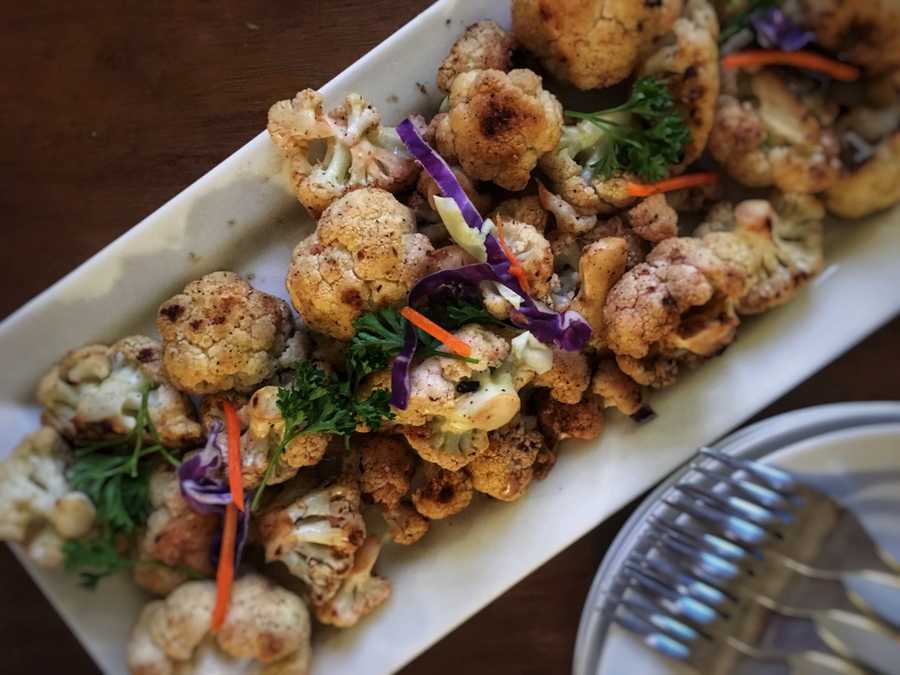 Homemade sumac spiced cauliflower