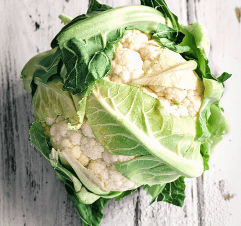 Fresh whole cauliflower