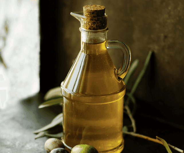 Bottle of olive oil 