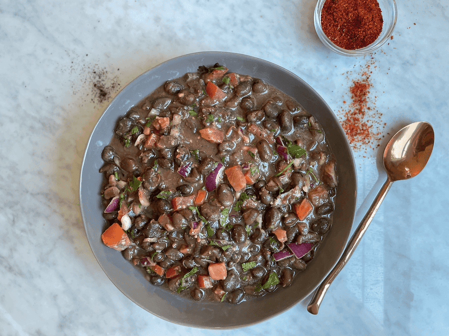 Traditional Syrian Fava bean dish