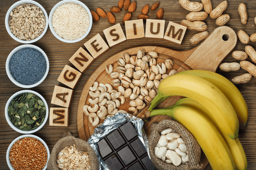 Foods around the word 'Magnesium'